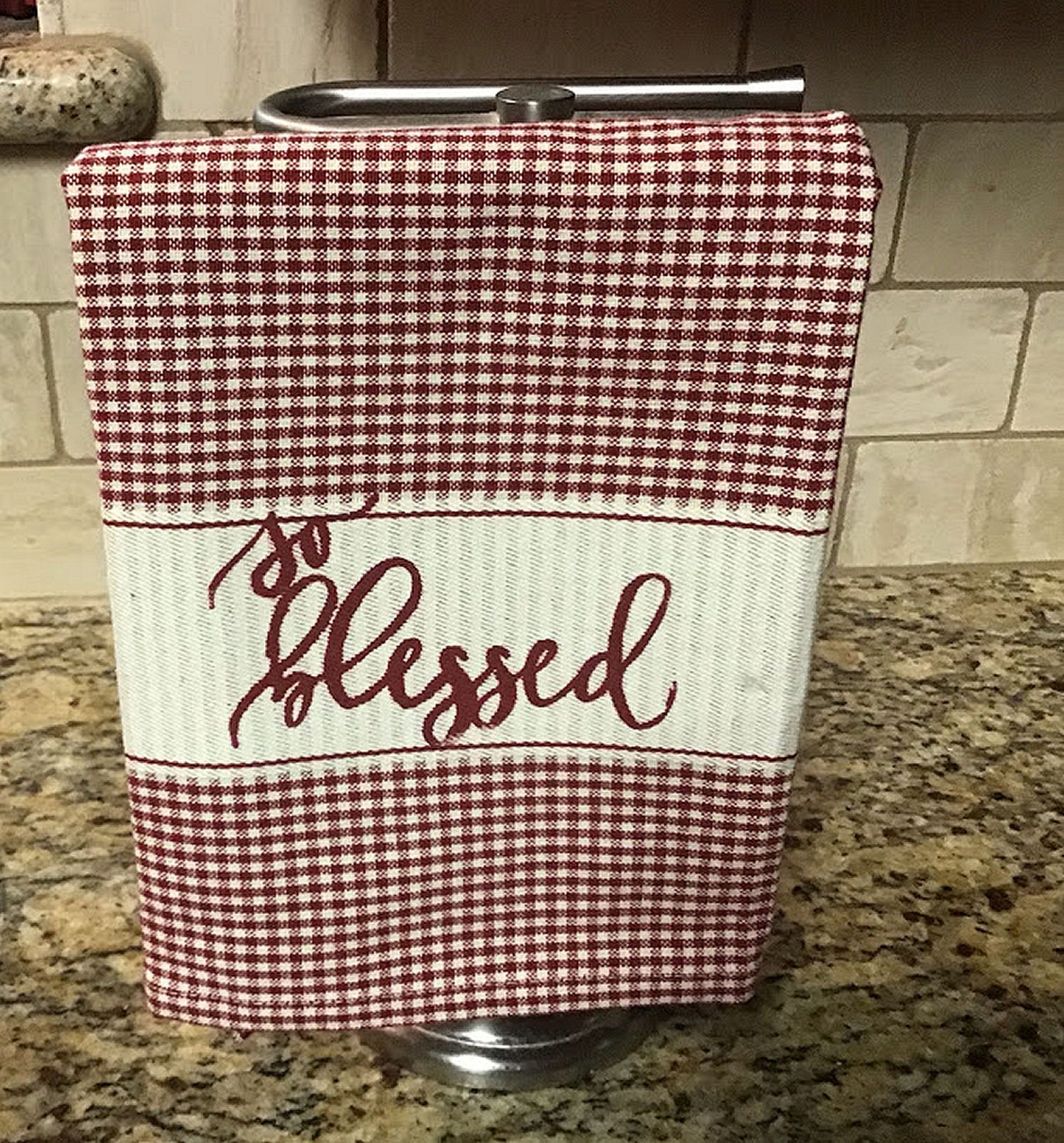 Kitchen Dish Towels Dish Towels With Cute Sayings Kitchen Etsy