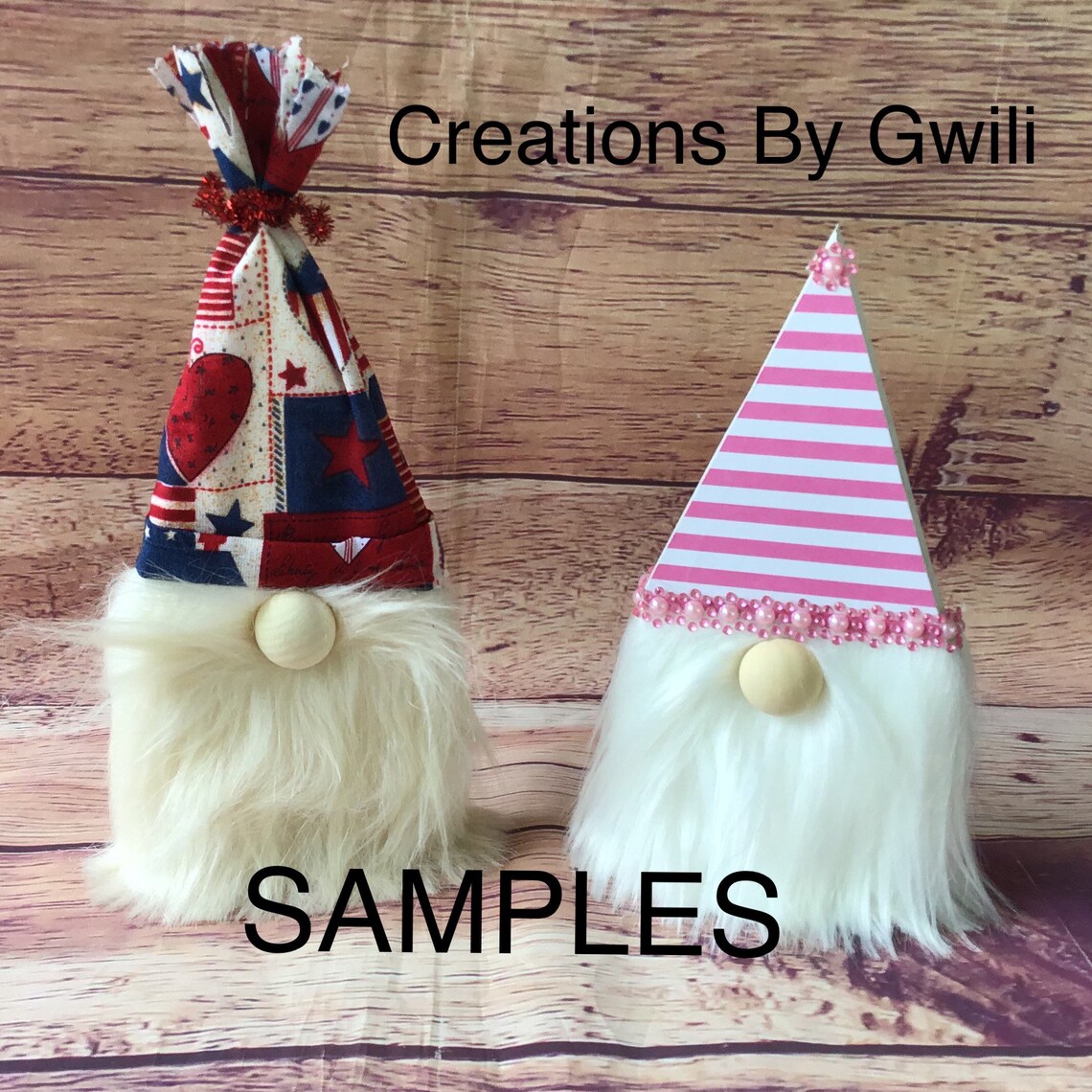 DIY Wood Gnome Kit 3 Tiered Tray Decor 4th of July Kitchen Etsy