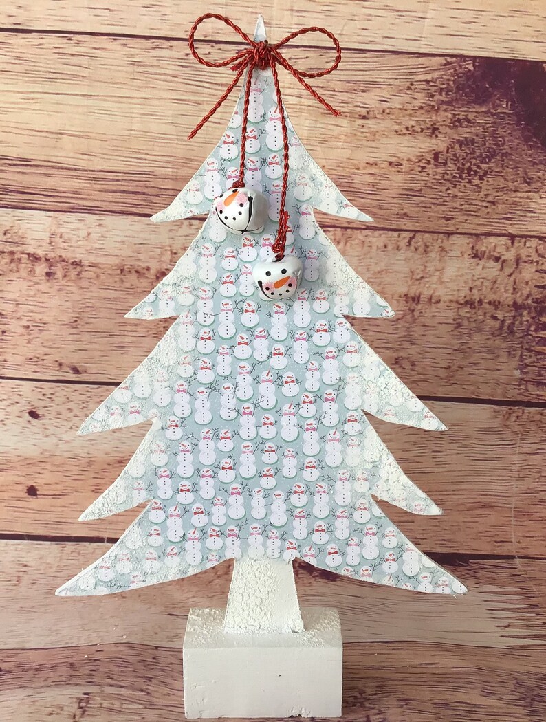 Christmas Tree Shelf Sitters Home Decor Holiday Decor Wood Etsy