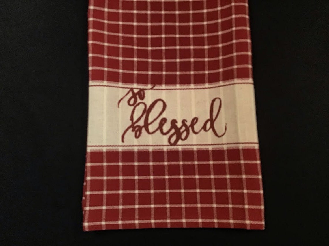 Kitchen Dish Towels Dish Towels With Cute Sayings Kitchen Etsy