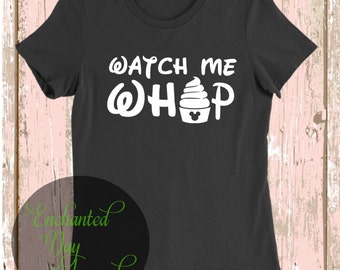 Disney Vacation shirts, Disney Family shirts, Matching Disney tees, Watch me whip Disney tee, Trendy Disney tee