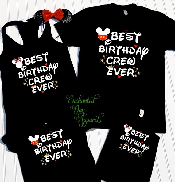 disney best birthday ever shirt
