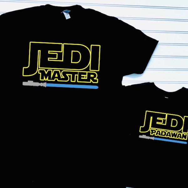 Jedi Master shirt | Father and Son matching shirts | Father and Daughter matching shirts | Matching Shirts | Father's Day Shirts