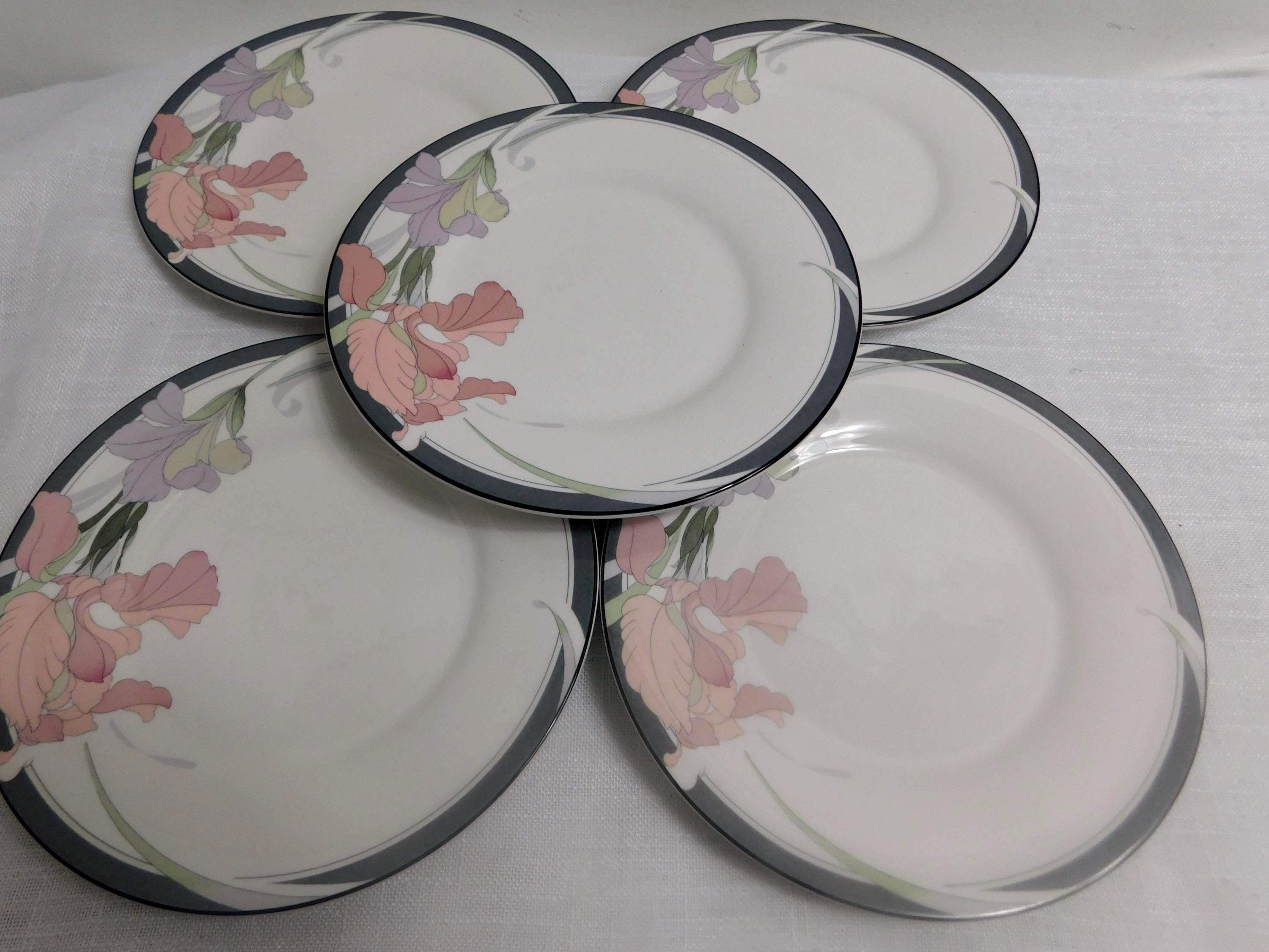 Noritake/New Decade/花柄皿 6枚セット/26.5cm Noritake New Decade - Etsy