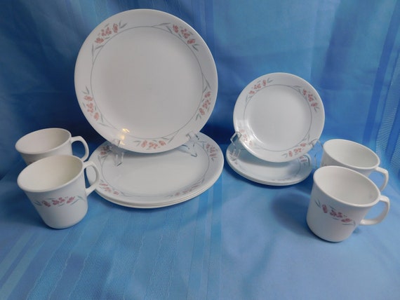 B4 Corning Ware Corelle Silk Blossoms 12pc Lot Dinners - Etsy