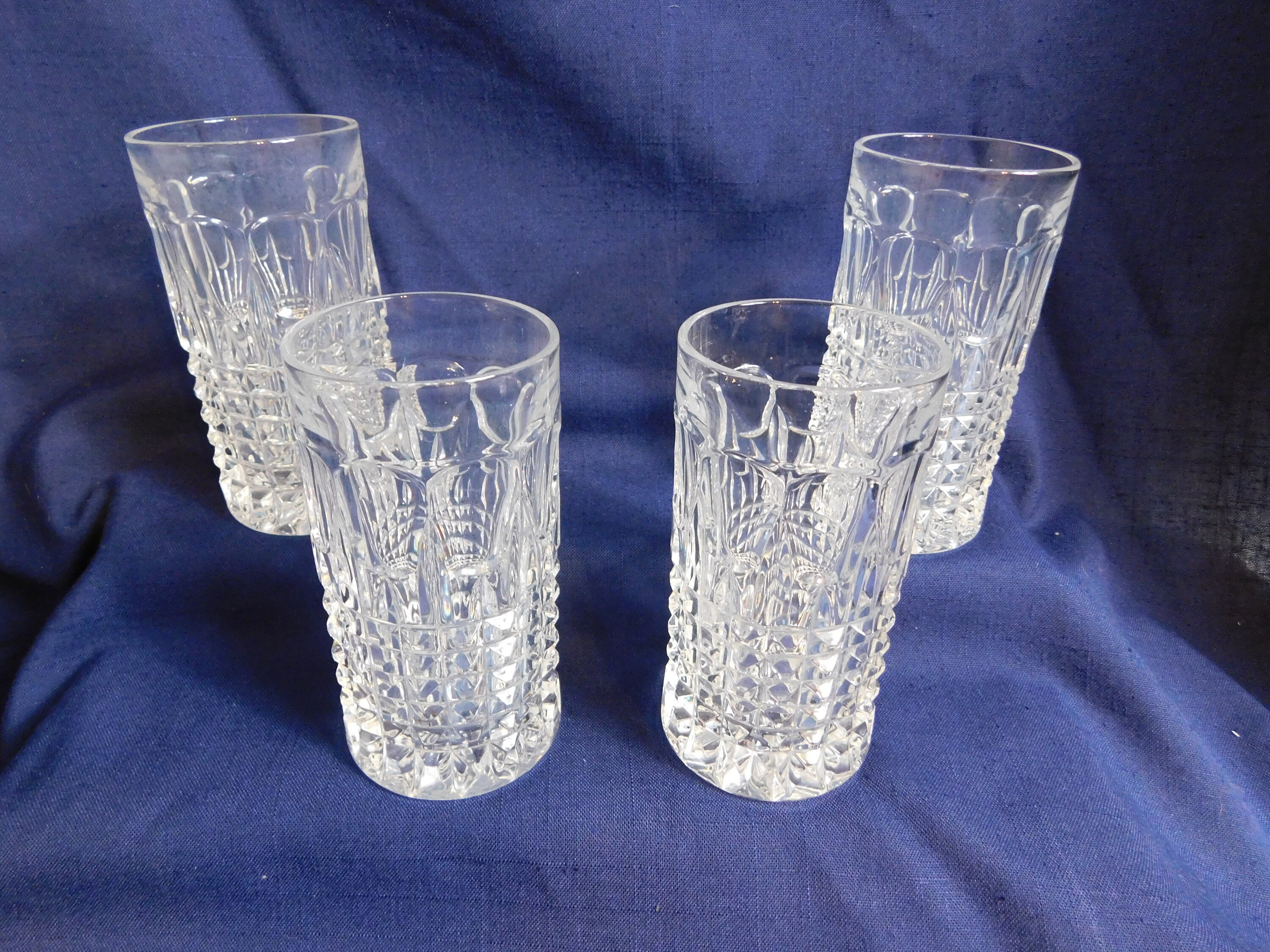 E3 Gorham Crystal Barware Fairfax Highballs Lot de 4 Etsy