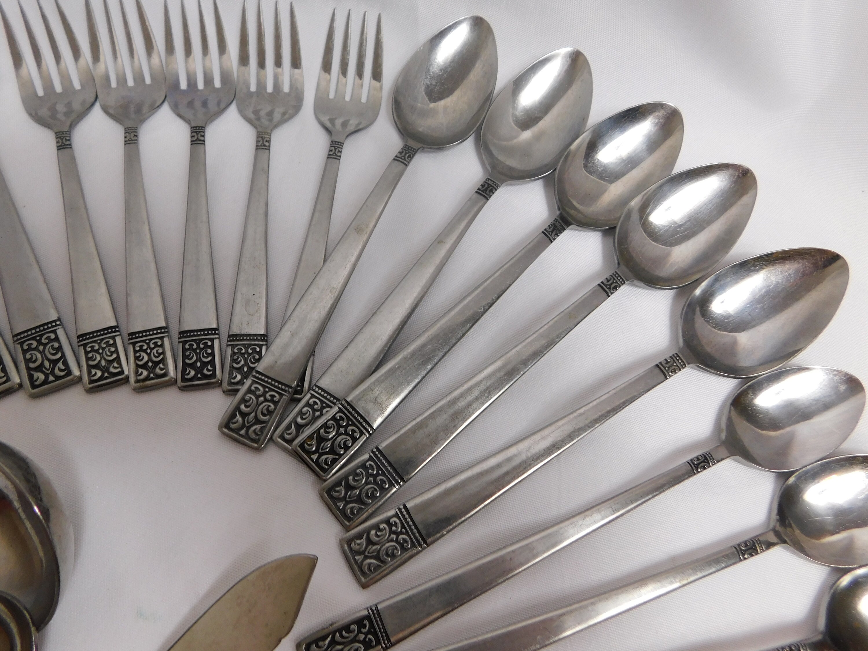 C3 Custom Design Japan Stainless Flatware CUD1 Glossy Black Etsy