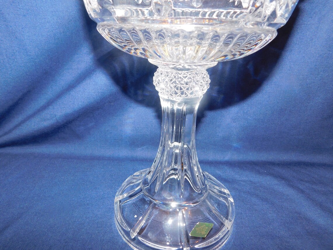 H2 Shannon Godinger Crystal Ireland Large 13 Pedestal Etsy