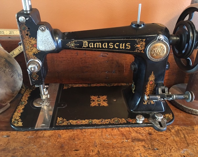 Antique Damascus Sewing Machine Etsy