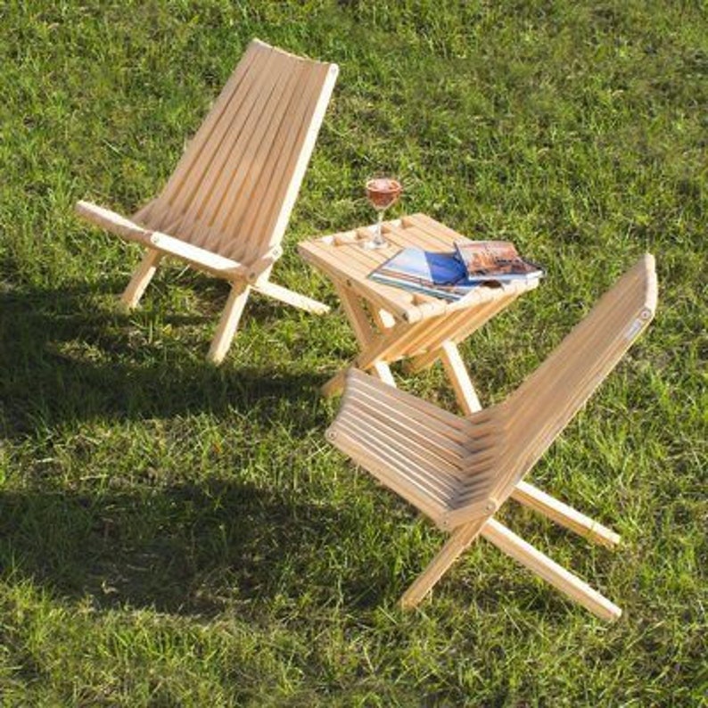 Folding Kentucky Stick Chair Plans Patio Furniture Outdoor Etsy