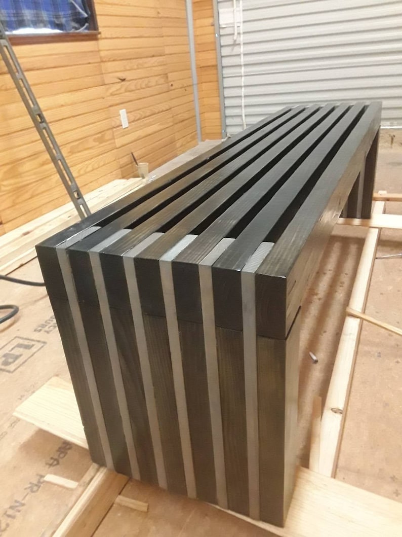 Simple Bench Plans Outdoor Furniture DIY 2x4 lumber Patio | Etsy