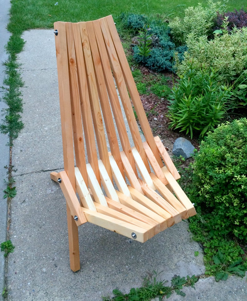 Folding Kentucky Stick Chair Plans Patio Furniture Outdoor Etsy