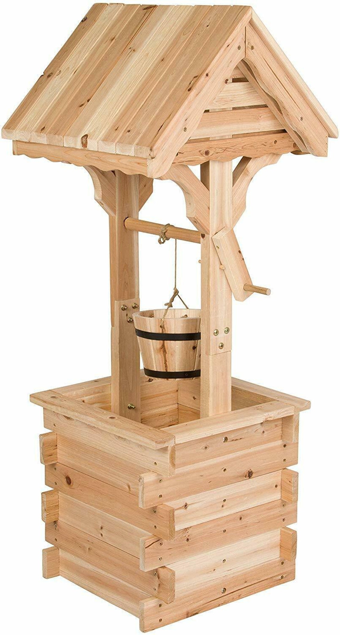 Wishing Well Plans Outdoor Furniture DIY 2x4 lumber Patio