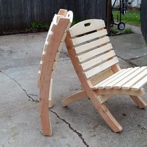 Wooden Folding Chair 