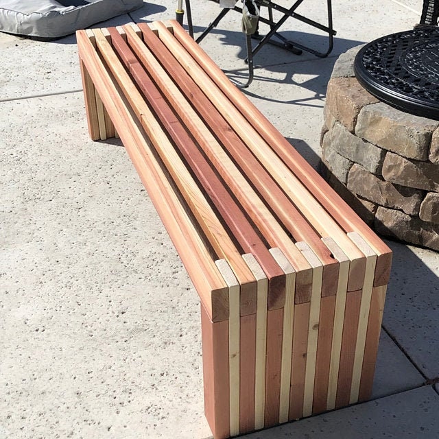 Diy outdoor wood bench hotsell