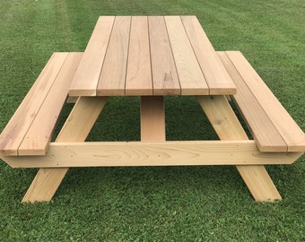 Picnic Table Plans Backyard Furniture Plans