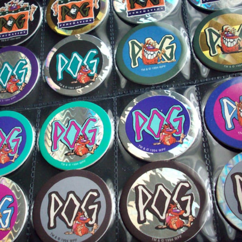 POGS 1994 Full Set RED BACK Canada Games Power Pac Pogpourri Series 1