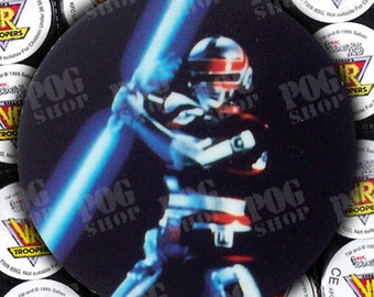 Pogs Tazos 1995 24/24 Saban's VR TROOPERS - KFC - like Power Rangers - Visit Pog Shop