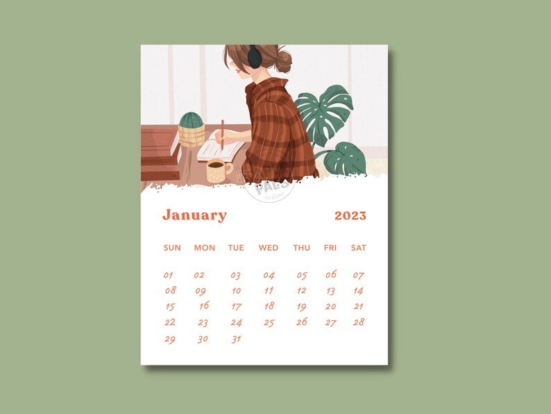 Printable Aesthetic 2023 Calendar Printable 2023 Calendar Etsy printable-aesthetic-2023-calendar-printable-2023-calendar-etsy