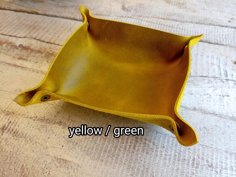 Yellow tobacco tray.