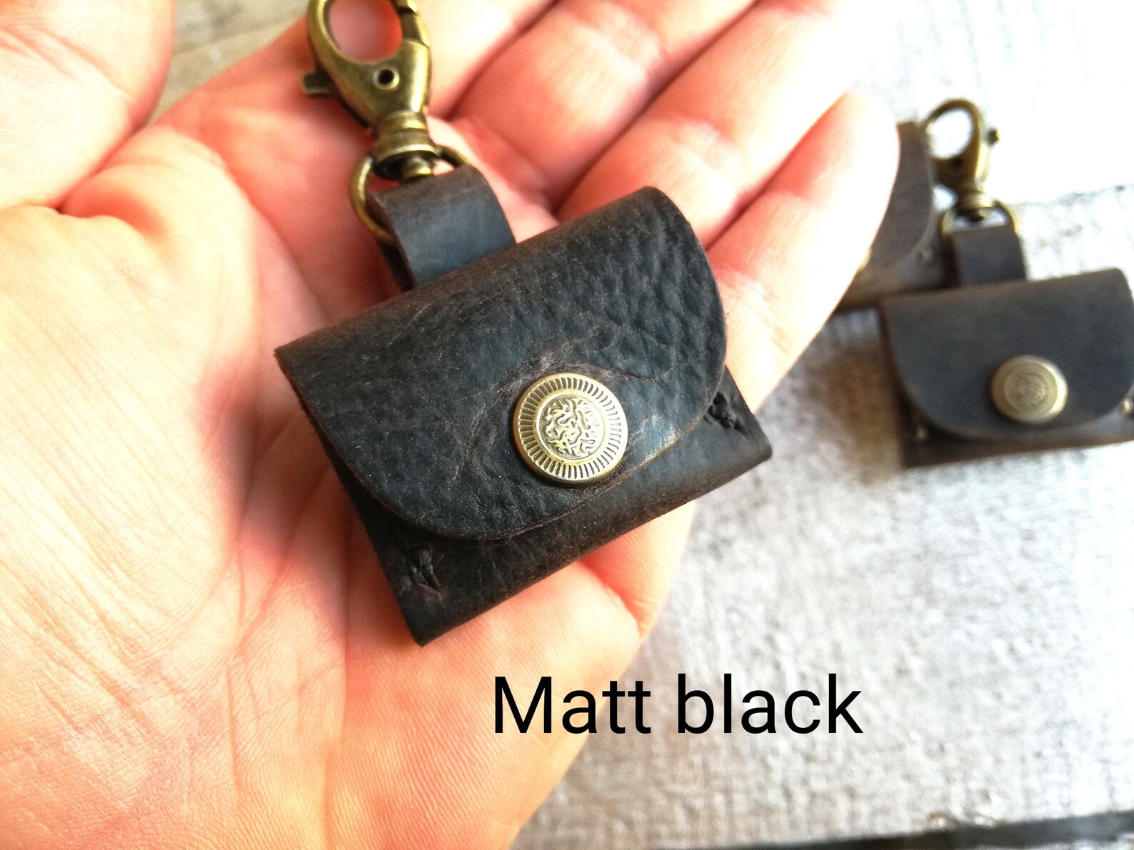 Leather Pick Keychain Guitar Pick Holder Gift for Guitarist Etsy