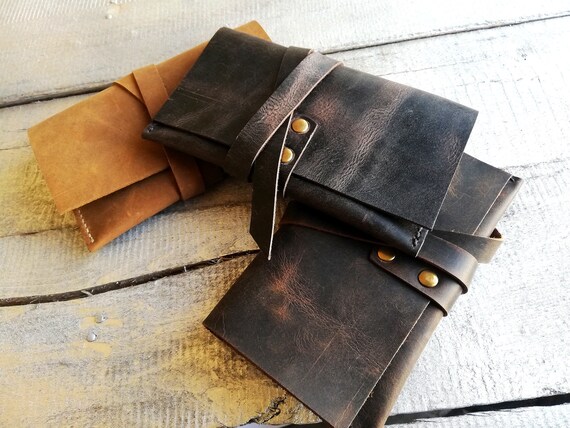 Rustic Leather Tobacco Pouch