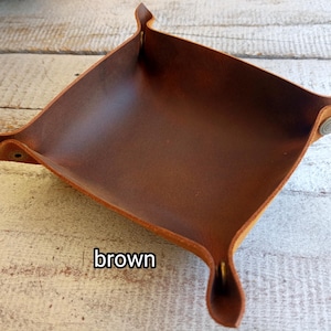 Brown tobacco tray.