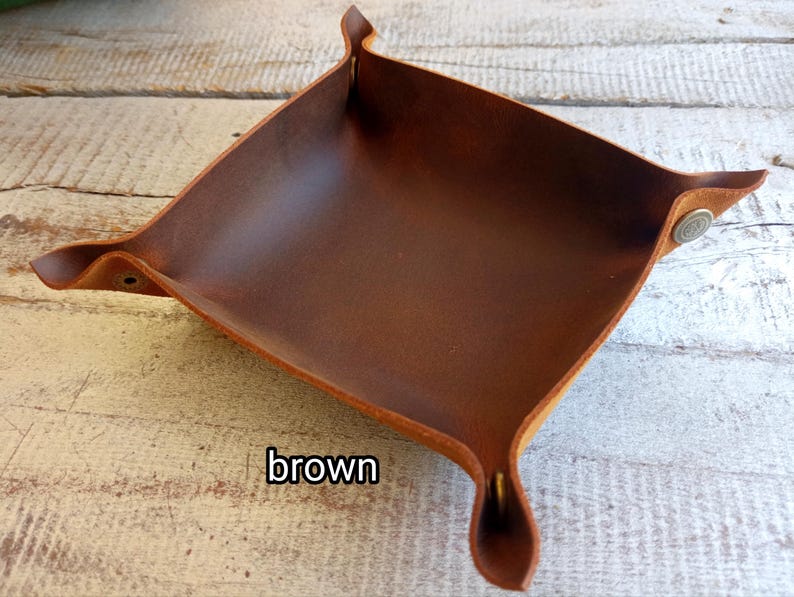 Brown tobacco tray.