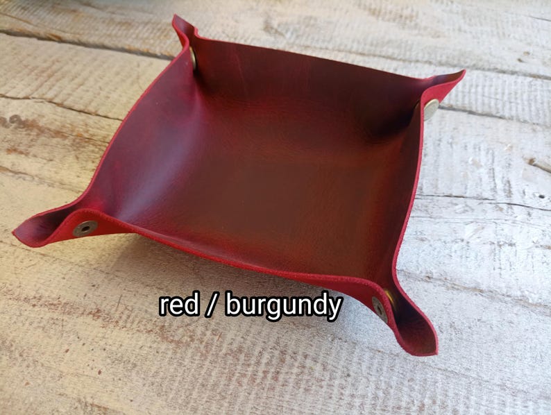 Red tobacco tray.