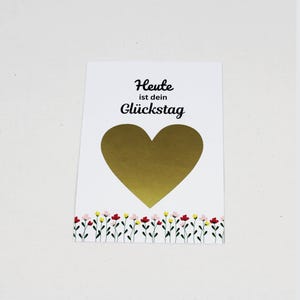Rubbelkarte Rubbellose selber machen Gutscheinkarten zum Selbstausfüllen Schwangerschaftsankündigung Valentinstag Muttertag Vatertag Ostern