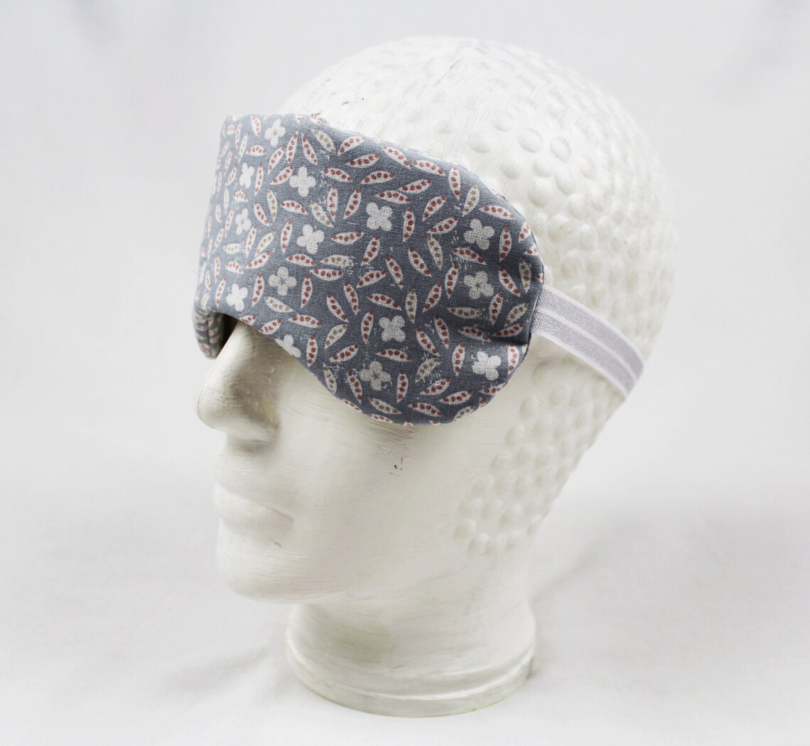 Sleep Mask Sleeping Glasses Beige Flowers Travel Accessories Etsy