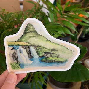 Autocollant imperméable | | d’Islande Kirkjufell