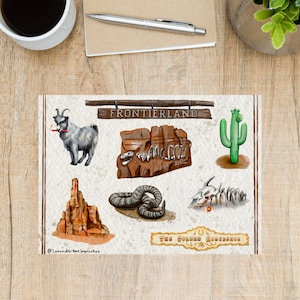Frontierland | Disneyland stickers