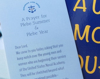 Plebe Prayer Bookmark