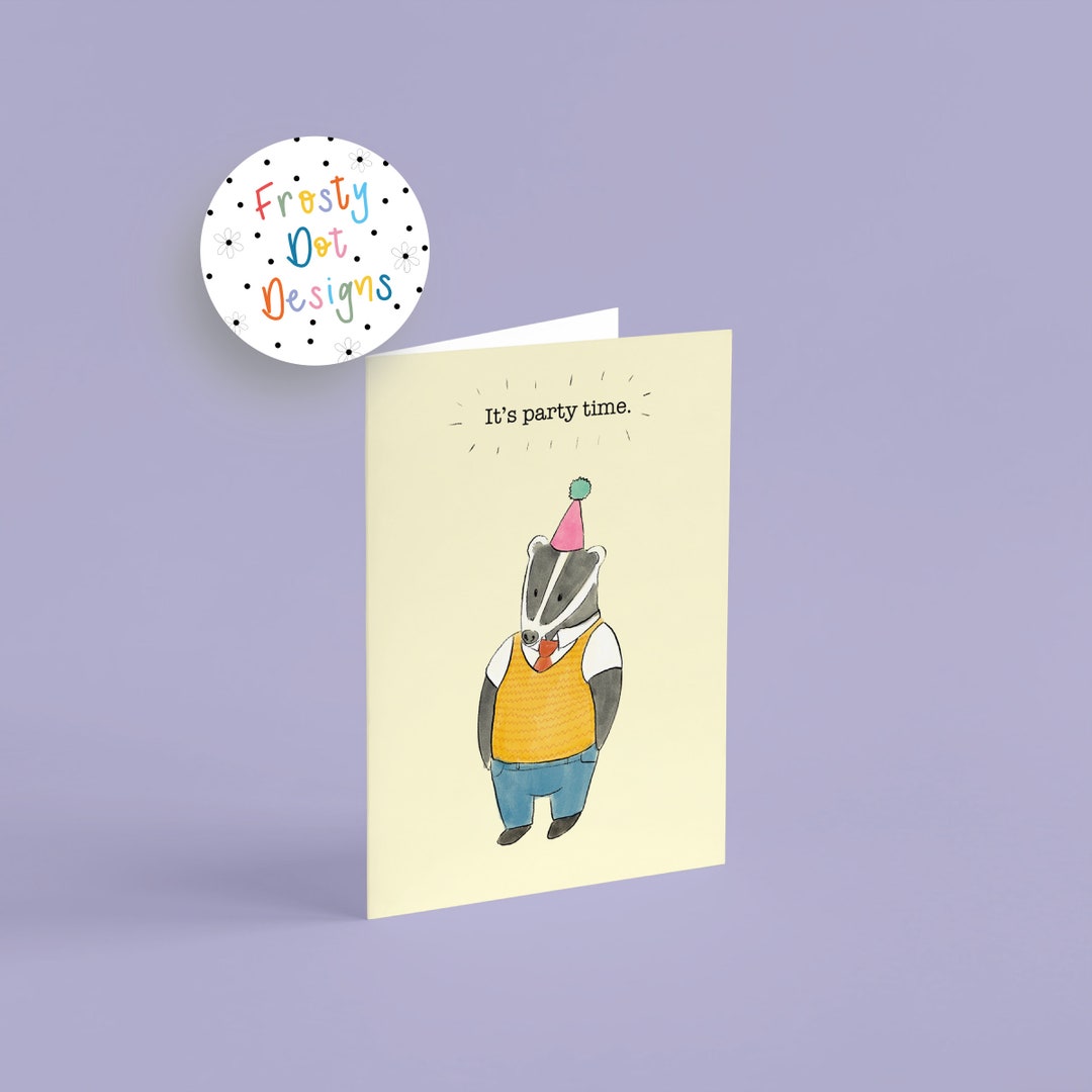Tarjeta De Cumpleaños Acuarela Por 0,95