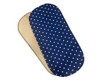 Cuna de bebé con base de madera, base de moisés, base de cesta de ganchillo, base de cuna moisés, cambiador para la habitación del bebé