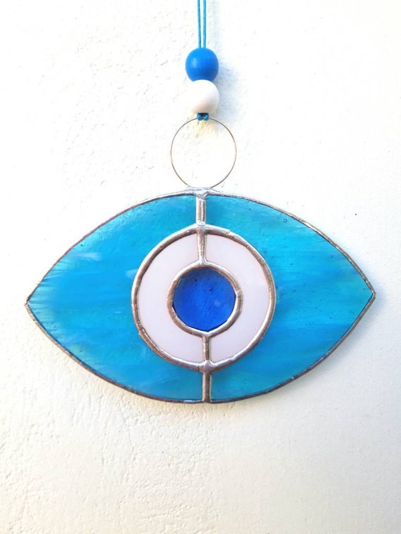 Outdoor & Gardening Good Luck Symbol Gift Evil Eye suncatcher