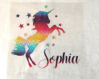 Valentine Shirt Unicorn HTV Transfer Iron On Transfer Valentine Unicorn Heat