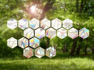 Adesivi Decorativi Per Finestre Effetto Prisma - 10 Pezzi Con Motivi Floreali - Vetrofanie Arcobaleno Per Protezione Uccelli - Decorazione Casa
