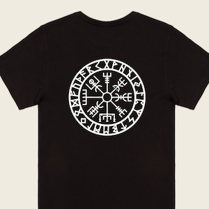 Vegvisir Strykdekal: Vikingkompass Värmeöverföringslapp