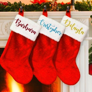 Calcomanía de media navideña para planchar, parche personalizado para planchar, calcomanía con nombre personalizado para planchar, calcomanía con nombre de media, nombre personalizado de Navidad htv