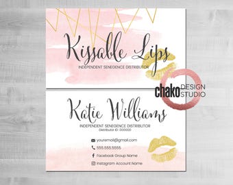 Senegence Business Cards Etsy
