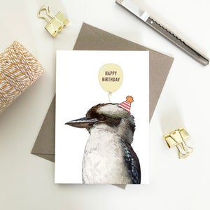 Kookaburra, Happy Birthday Eco Friendly Recycled Paper Cards