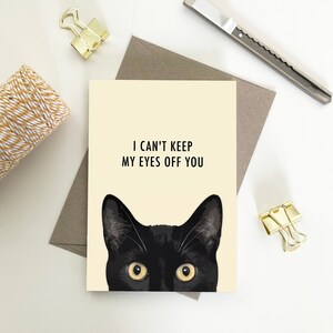Black Cat, non riesco a tenere gli occhi di mente, adoro le carte di carta riciclata eco-compatibili