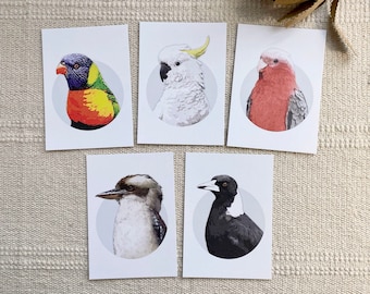 Australian Bird Eco Friendly Recycled Paper Postcards