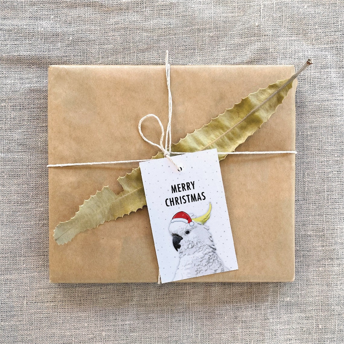Australian Animals Merry Christmas Gift Tags Pack Eco | Etsy