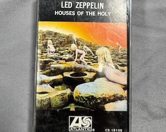 Led Zeppelin Houses of the Holy Cassette Tape Atlantic Vintage 1973 Rock