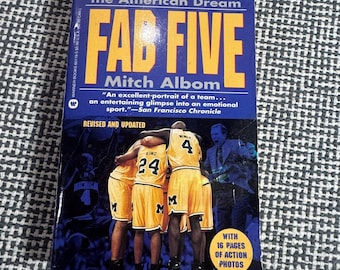 Fab Five Mitch Albom Michigan Basketball Paperback 1994 Warner Books 0446601195