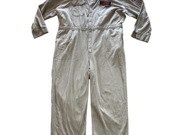 Bulwark FR Ghostbusters Venkman Khaki Coveralls Mens 60- Vintage 1990s