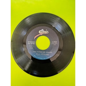 Felix Cavaliere You Turned Me Around 1979 Epic 7-inch 45 RPM Vinyl Single9-50829